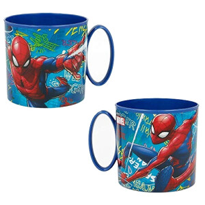 Mug Spider-man noirs plastique 265 ml