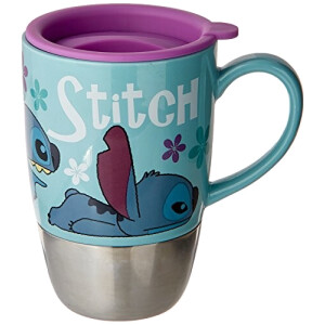 Mug Lilo - Stitch - bleu céramique plastique