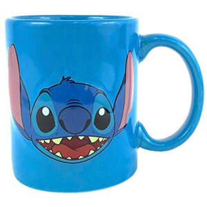Mug Lilo - Stitch - bleu 3D relief 325 ml