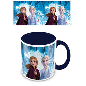 Mug La reine des neiges blanc céramique coffret 315 ml