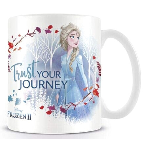 Mug La reine des neiges blanc céramique coffret 315 ml