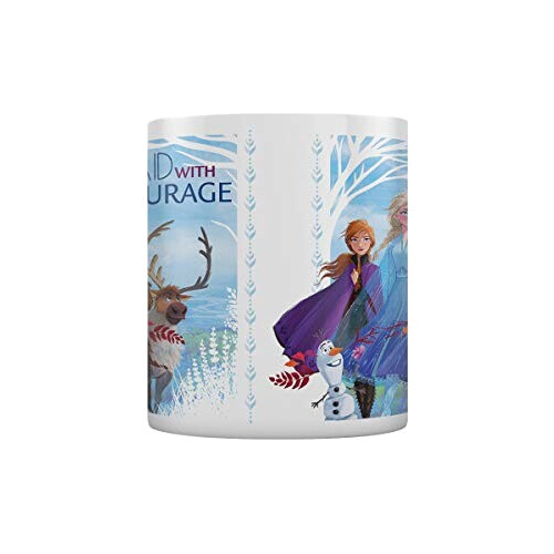 Mug La reine des neiges blanc céramique coffret 315 ml variant 1 