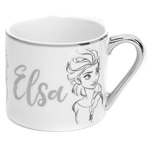 Mug Elsa - La reine des neiges - blanc/argent céramique coffret cadeau 350 ml