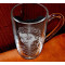 Mug La reine des neiges gravure blanc sur verre transparent personnalisable - miniature variant 3