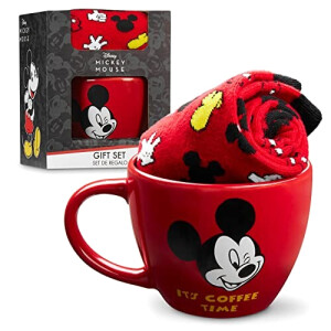 Mug Mickey rouge coffret cadeau