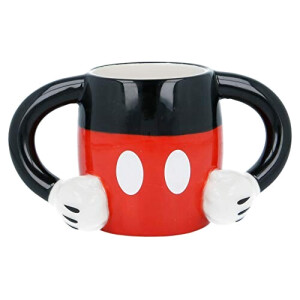 Mug Mickey noir céramique 3D 340 ml