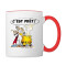Mug Obélix, Panoramix, Potion magique - Astérix - blanc/rouge - miniature