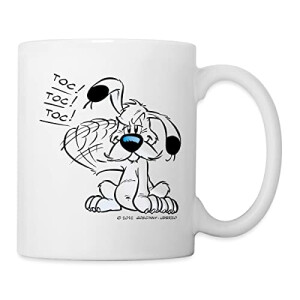 Mug Obélix, Idéfix - Astérix - blanc