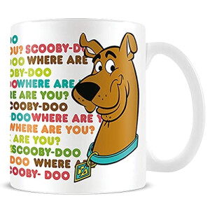 Mug Scooby-Doo blanc céramique 28 ml