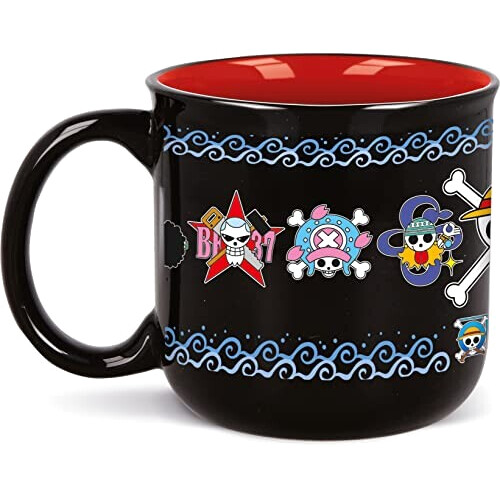 Mug Chapeau de paille - One Piece - noir céramique variant 0 