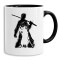 Mug Luffy, Zoro - One Piece - blanc 325 ml - miniature