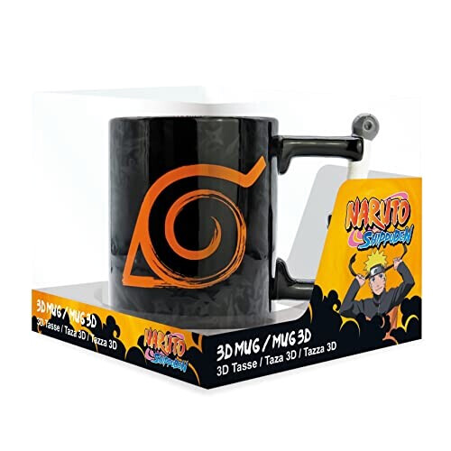 Mug Naruto noir 3D variant 2 