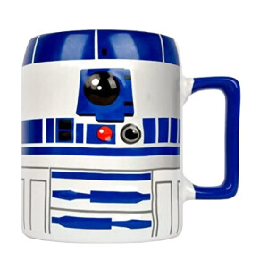Mug R2D2 - Star Wars - blanc/bleu céramique 350 ml