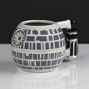 Mug Étoile de la mort - Star Wars - gris céramique coffret 3D 450 ml