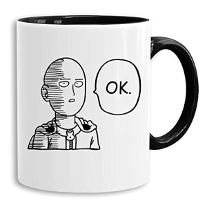 Mug Saitama - One-Punch Man - blanc 325 ml