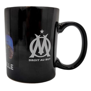 Mug Olympique de Marseille noir céramique