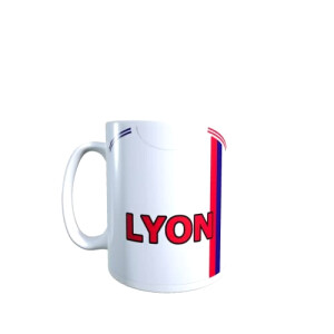 Mug Olympique Lyonnais céramique personnalisé