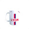 Mug Olympique Lyonnais céramique personnalisé - miniature