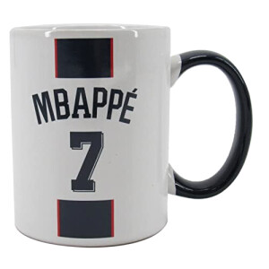 Mug Kylian Mbappé - PSG - blanc céramique