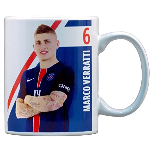 Mug Marco Verratti - PSG - blanc céramique