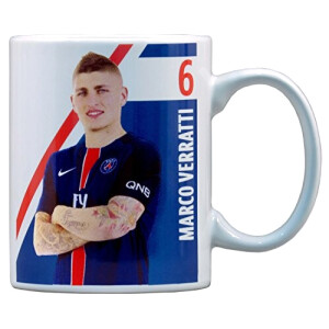 Mug Marco Verratti - PSG - blanc céramique