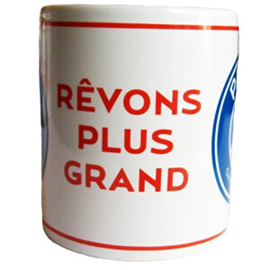 Mug PSG blanc céramique