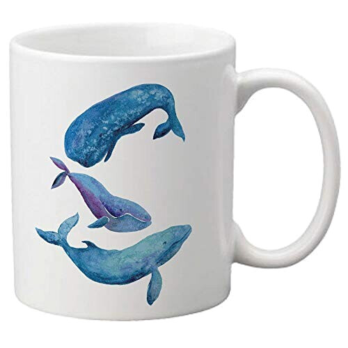 Mug Baleine blanc céramique