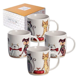 Mug Chien x chat x céramique porcelaine 365 ml