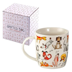 Mug Chien multicolore céramique porcelaine 365 ml