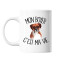 Mug Boxer - Chien - noir céramique - miniature