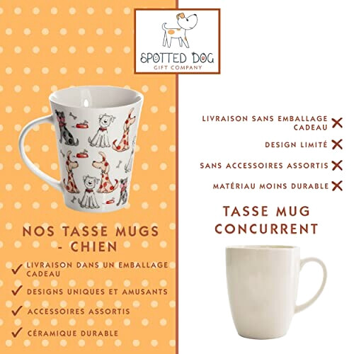 Mug Chien céramique porcelaine 370 ml variant 4 