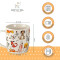 Mug Chien multicolore céramique porcelaine 365 ml - miniature variant 2