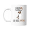 Mug Chien blanc céramique - miniature
