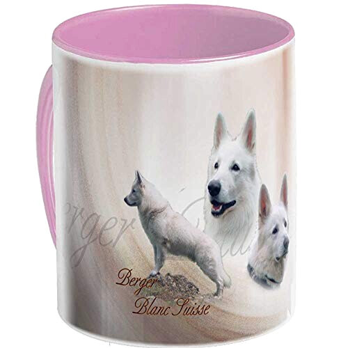 Mug Chien rose personnalisé