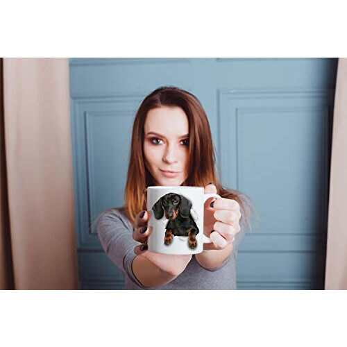 Mug Teckel - Chien - blanc céramique 3D 330 ml variant 0 