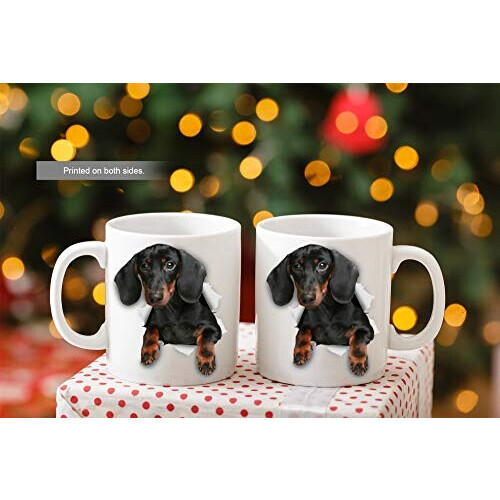 Mug Teckel - Chien - blanc céramique 3D 330 ml variant 5 