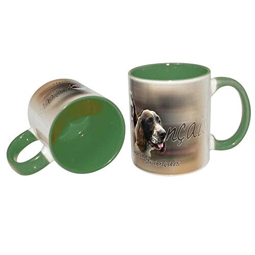 Mug Chien vert-forêt personnalisé variant 0 