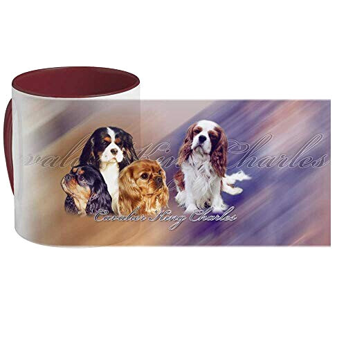 Mug Cavalier King Charles - Chien - marron personnalisé variant 1 