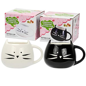 Mug Chat noir céramique 350 ml