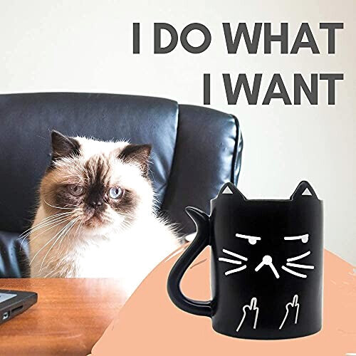 Mug Chat i do what i want- citation magique 340 ml variant 1 