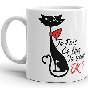 Mug Chat blanc