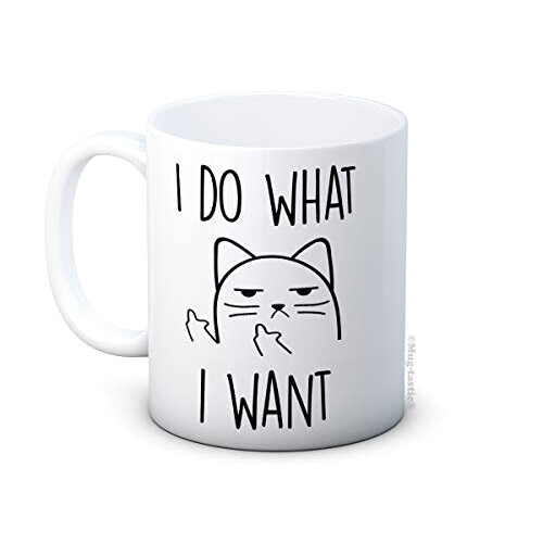 Mug Chat blanc céramique 312 ml