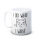 Mug Chat blanc céramique 312 ml - miniature