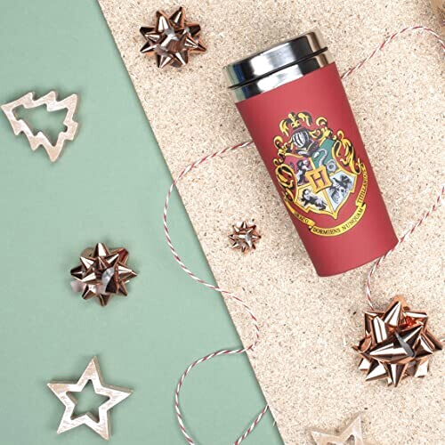 Mug Hermione Granger, Ron weasley, Gryffondor, Poudlard - Harry Potter - rouge isotherme magique 450 ml variant 1 