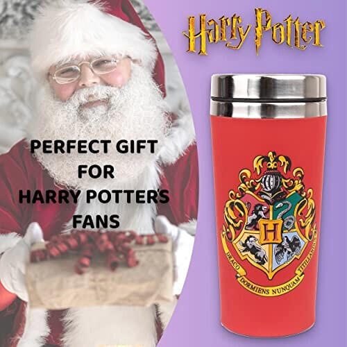 Mug Hermione Granger, Ron weasley, Gryffondor, Poudlard - Harry Potter - rouge isotherme magique 450 ml variant 4 