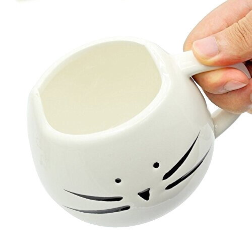 Mug Chat blanc céramique porcelaine variant 4 