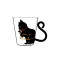 Mug Chat noir 300 ml - miniature