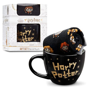 Mug Harry Potter noir coffret cadeau