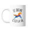 Mug Cheval noir céramique - miniature