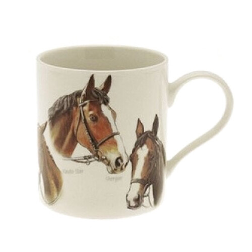 Mug Cheval rouge porcelaine coffret cadeau variant 0 